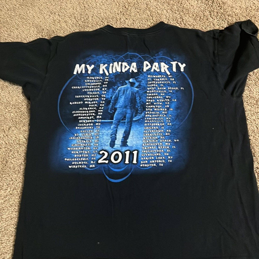 Jason Aldean, my Kinda party 2011 concert T-shirt - Picture 2 of 5
